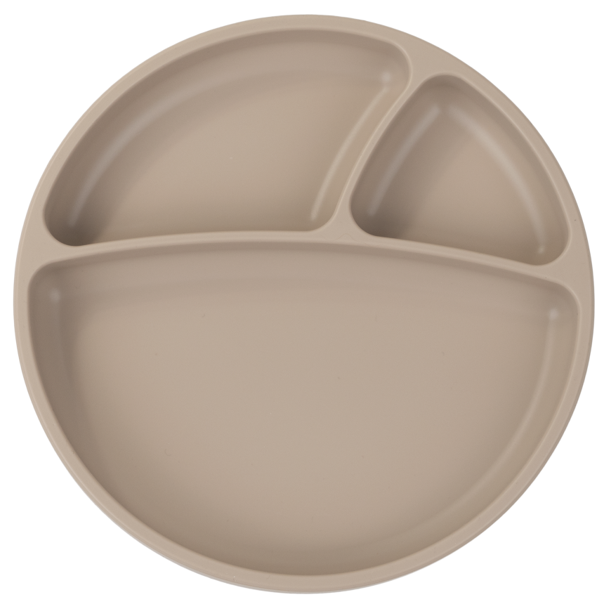 MINIKOIOI non-slip plate with compartments, Bubble