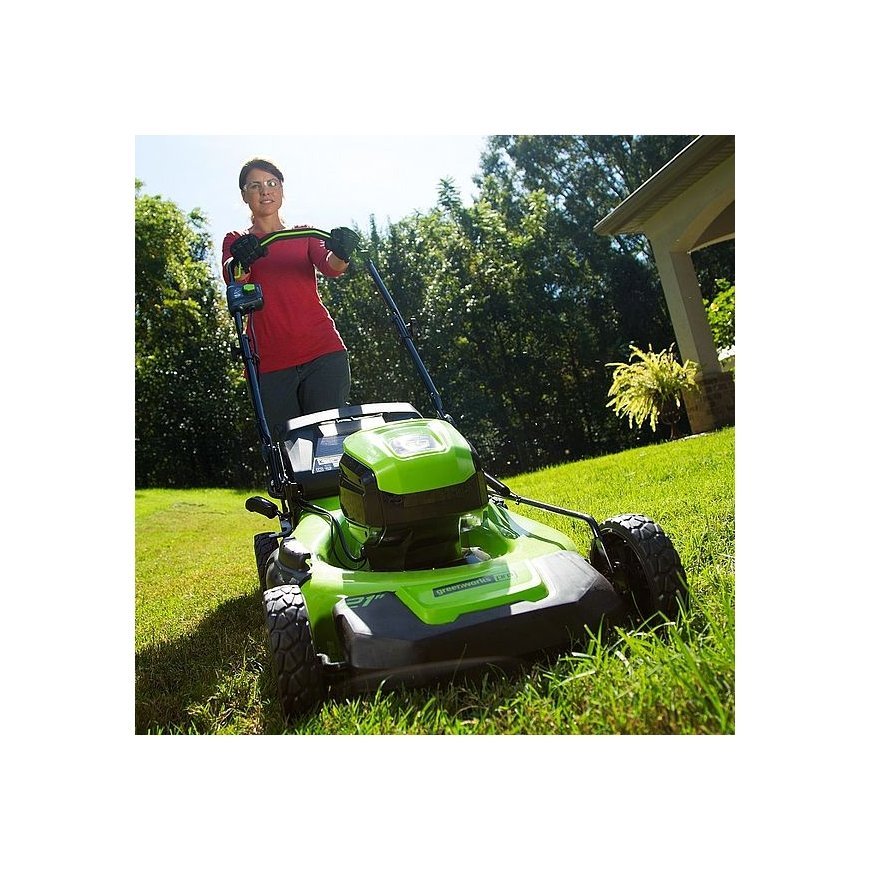 Cordless mower 60V 4Ah 46 cm Greenworks GD60LM46HPK4 - 2502807UB – 2
