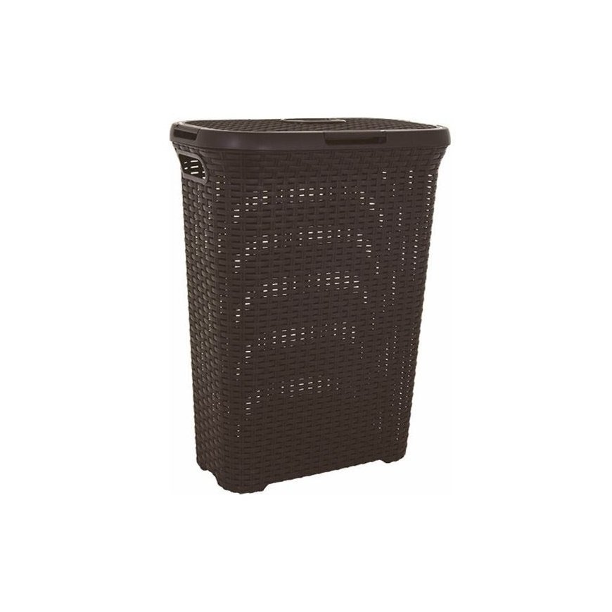Curver NATURAL STYLE veļas grozs 40L DarkBrown