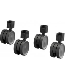 Elfa Scaffolding wheels 4 pcs, blackened
