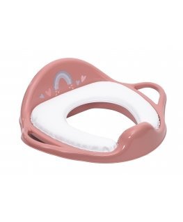 TEGA minkštas mokomasis dangtis klozetui METEO, old rose, ME-020-123