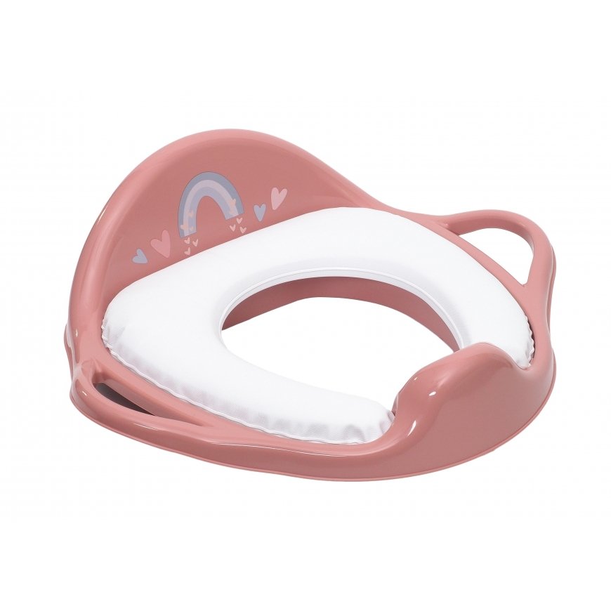 TEGA soft training cover for toilet METEO, old rose, ME-020-123