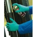 Disposable nitrile gloves Ansell TouchNTuff 92-600, 100pcs, 0.12mm thick, L size (8.5-9), smooth palm, green Disposable nitrile gloves Ansell TouchNTuff 92-600, 100pcs, 0.12mm thick, L size (8.5-9), smooth palm, green