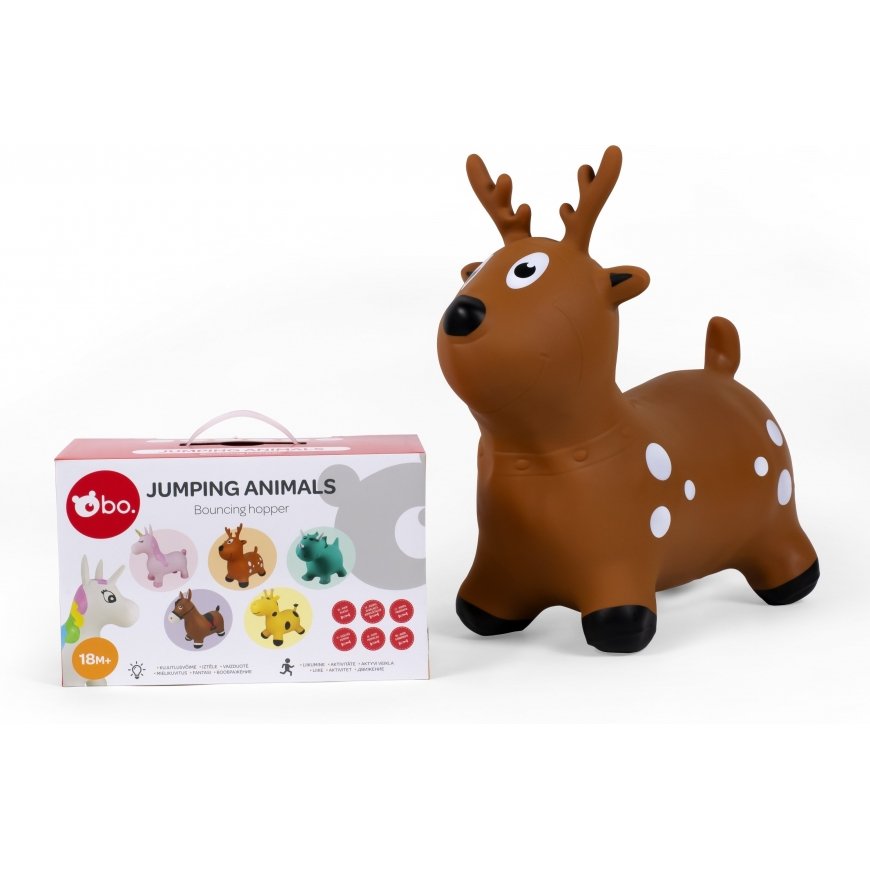 BO Jumping Animal Bouncer, reindeer