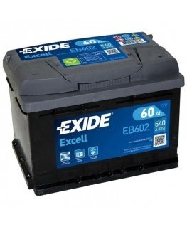 EXIDE EB602 60Ah 540A (EN) 12V akumuliatorius