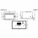 Hood Elica LANE B BL MAT / A / 52