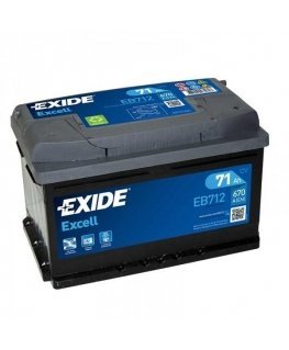 EXIDE EB712 71Ah 670A (EN) 12V battery