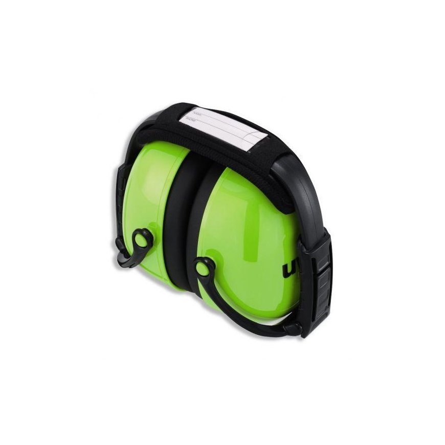 Safety headphones Uvex K2 fold. SNR: 31dB, black / yellow neon, dielectric.