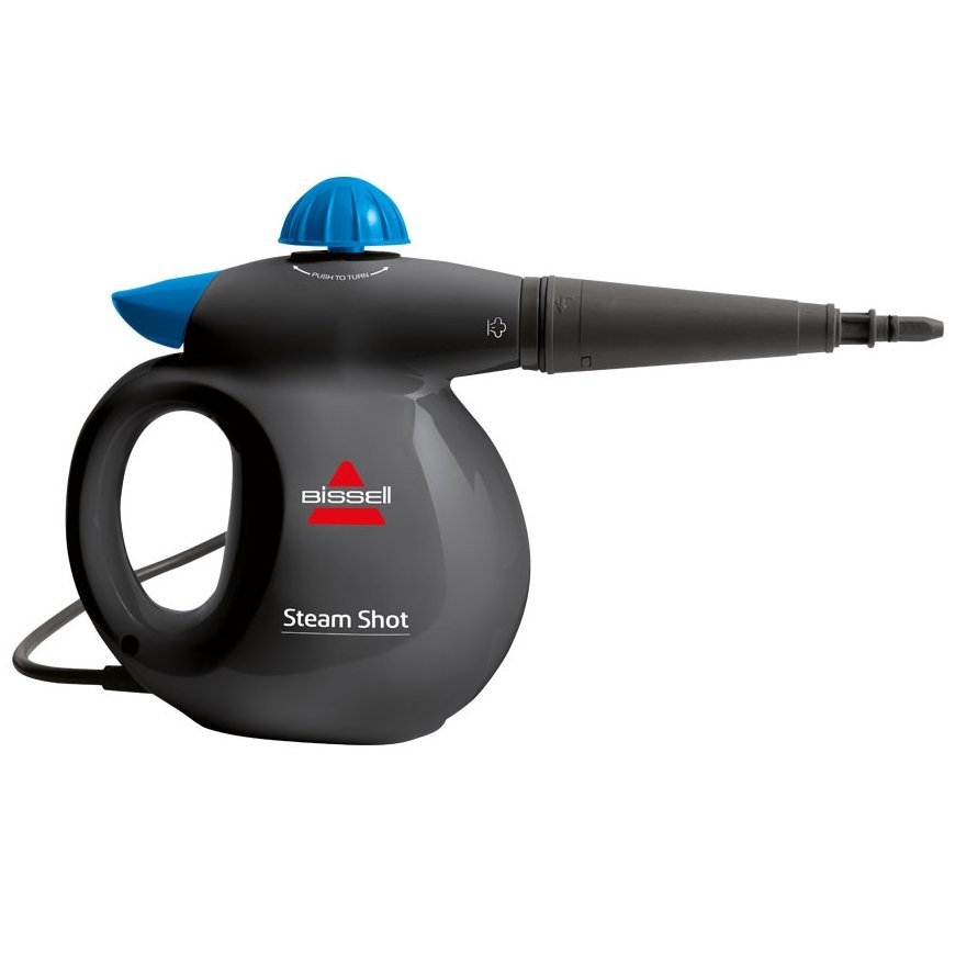 Bissell Steam Shot Nešiojamas garinis siurblys 0,36 L 1050 W Mėlyna, Titanas