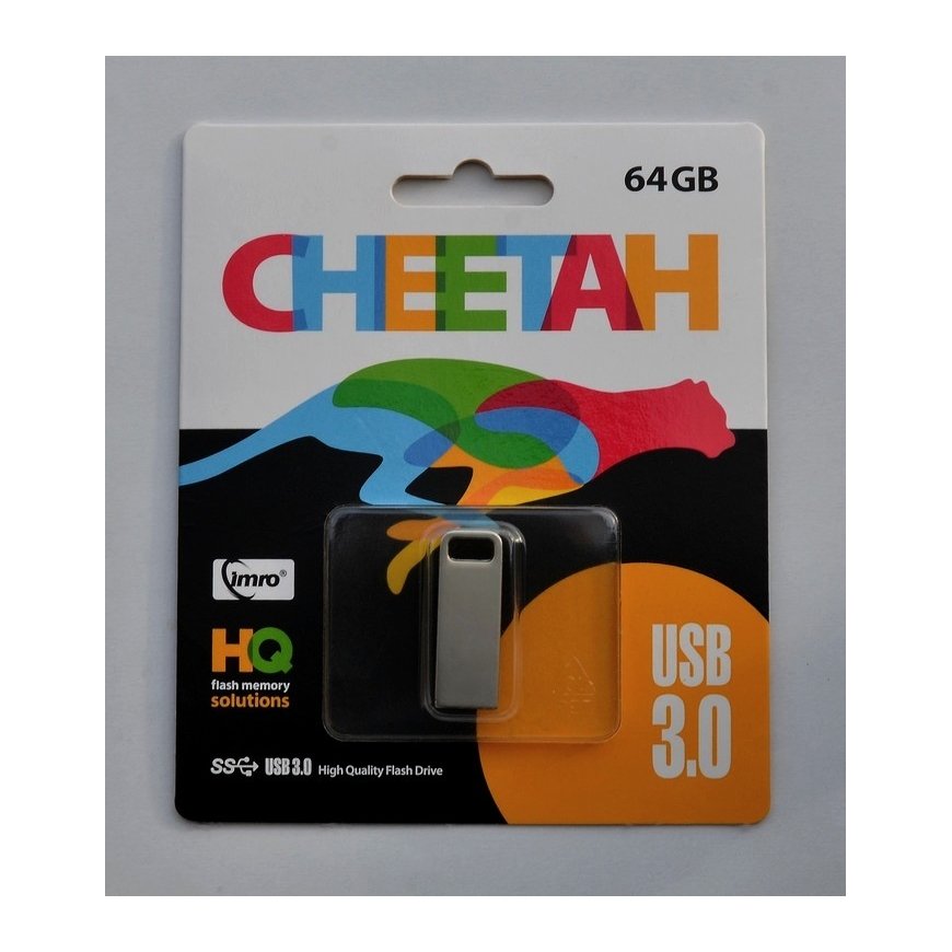 IMRO USB 3.0 CHEETAH / 64 GB USB-mälupulk Chrome – 2