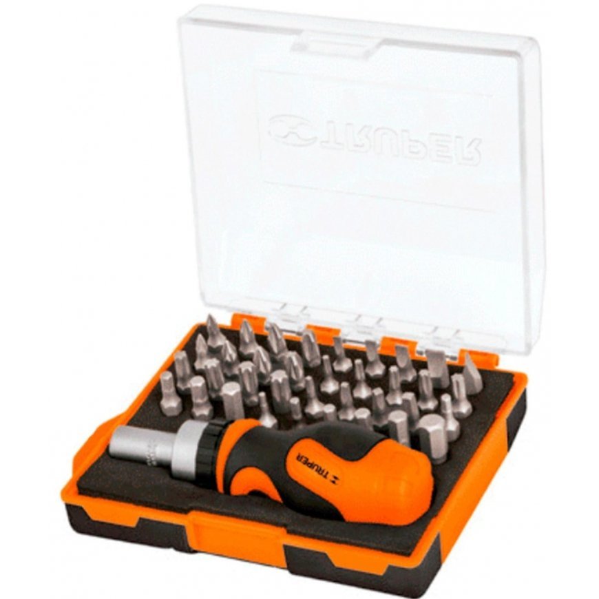Nozzle set with mini ratchet handle 36 pcs Truper®