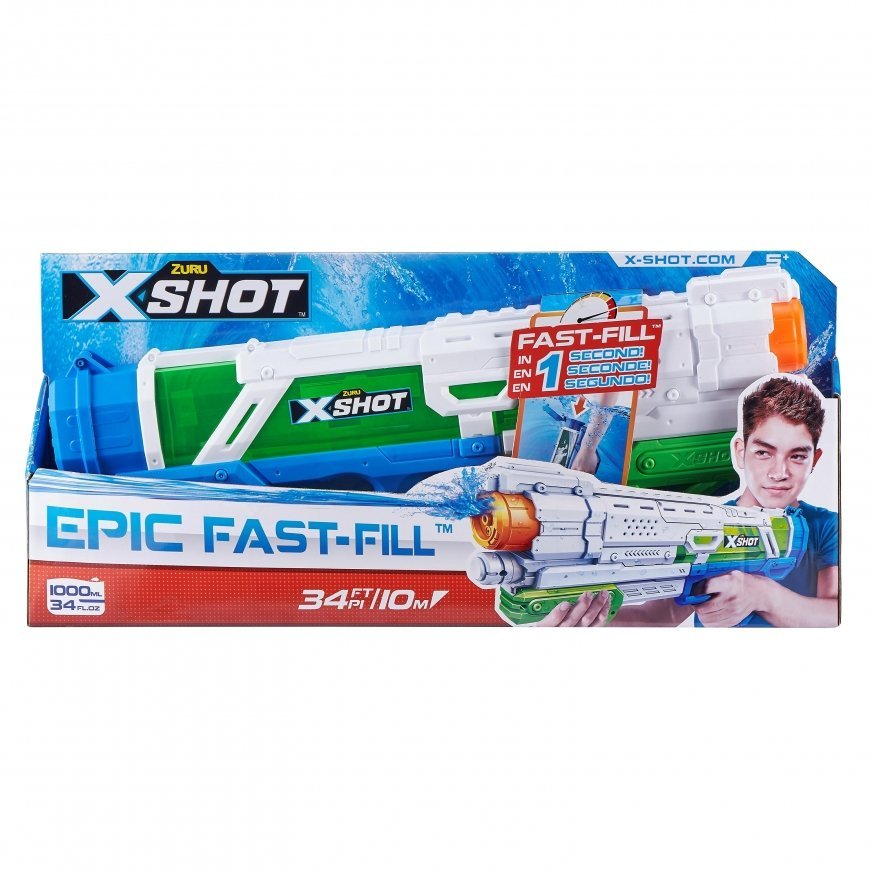XSHOT žaislinių vandens šautuvų rinkinys Epic Fast-Fill ir Micro Fast-Fill, 56222 – 2