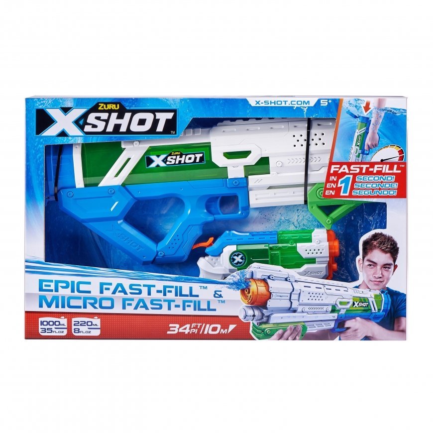 XSHOT Toy Rifle Set Epic Fast-Fill and Micro Fast-Fill, 56222 – 8