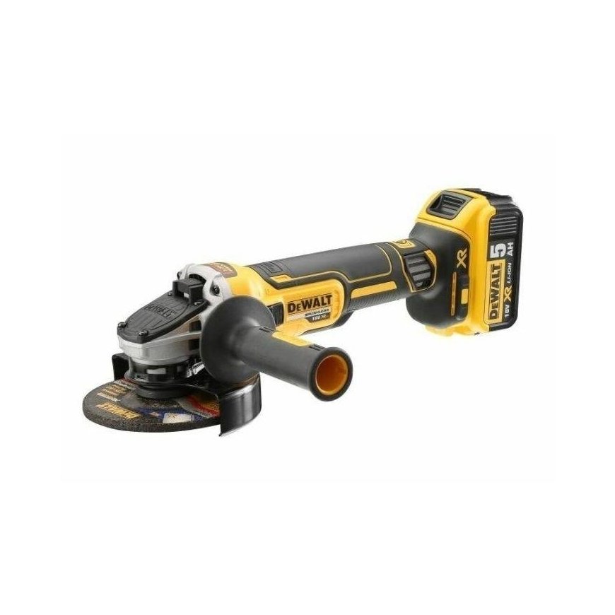 DeWalt cordless angle grinder DCG405P2-QW, 18V, 2x5Ah – 5