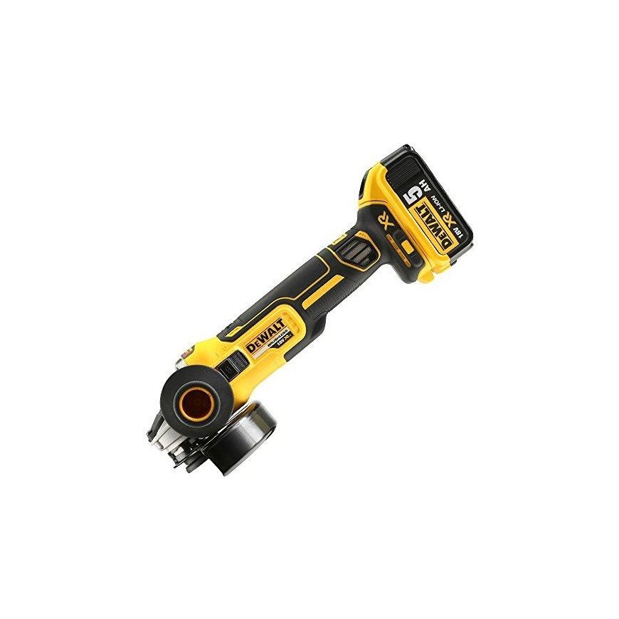 DeWalt akumuliatorinis kampinis šlifuoklis DCG405P2-QW, 18V, 2x5Ah – 8