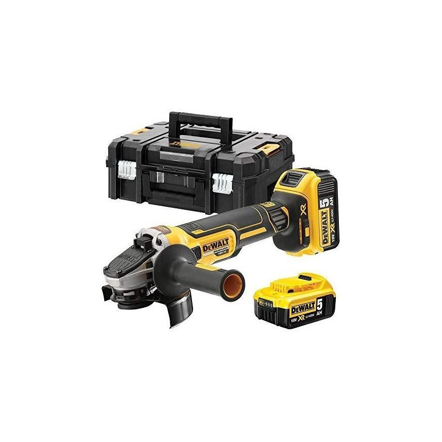 DeWalt cordless angle grinder DCG405P2-QW, 18V, 2x5Ah – 11