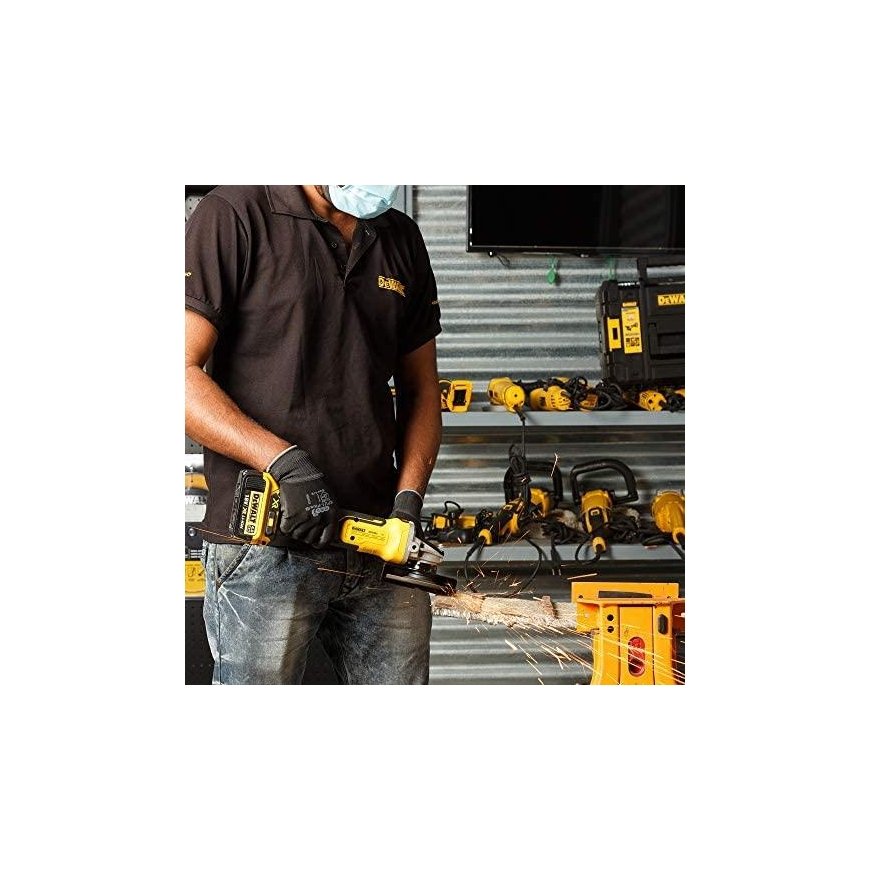 DeWalt cordless angle grinder DCG405P2-QW, 18V, 2x5Ah – 22