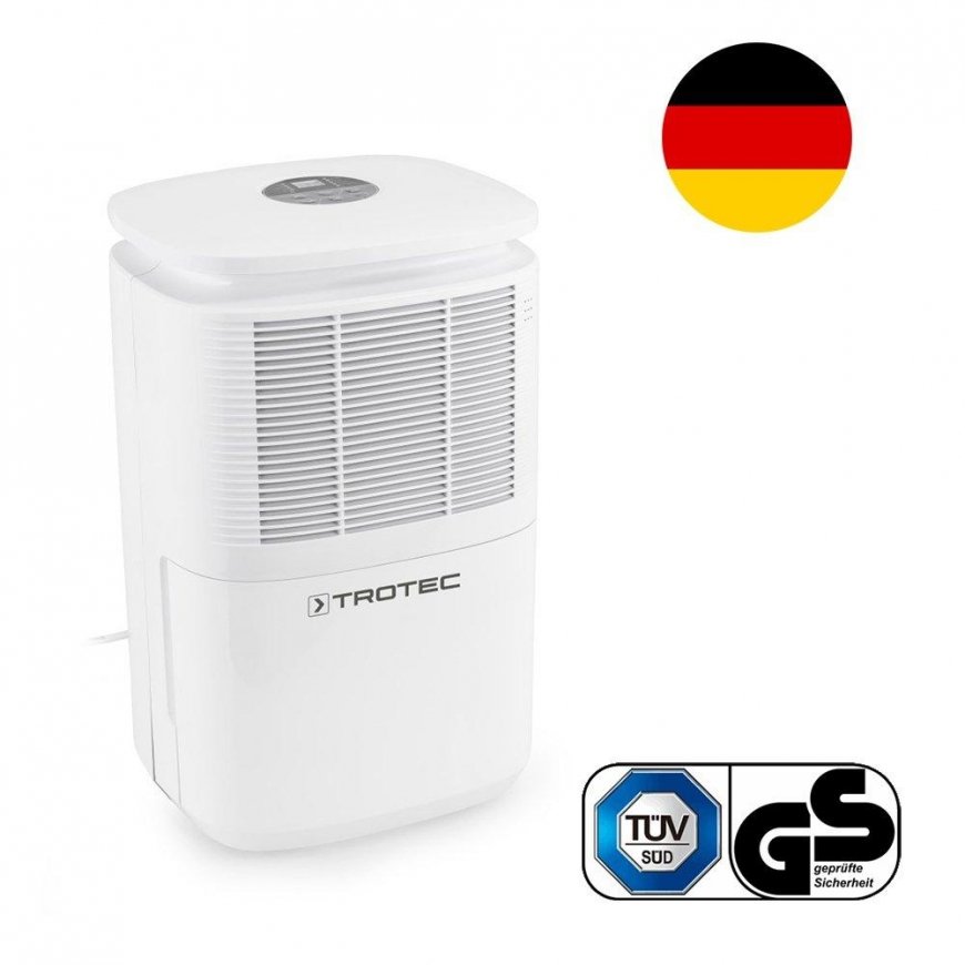 Kondensacinis oro sausintuvas Trotec TTK 30 E, Pavadinimas: Sausintuvas Trotec TTK 30 E, Tinkamas patalpų dydžiui: 20-40 m², Sug