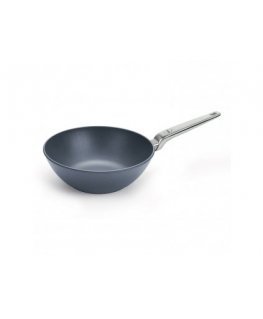 De Buyer Prima Matera Wok induct ion copper/steel with 2 handles