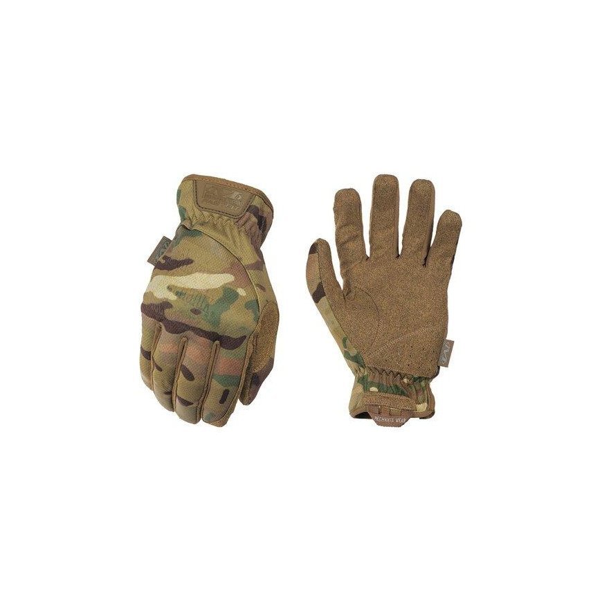 Mechanix Wear Gloves Mechanix FastFit® Multicam®, size 10/L. Ruched cuff, artificial leather, TrekDry®, touchscreen technology – 10