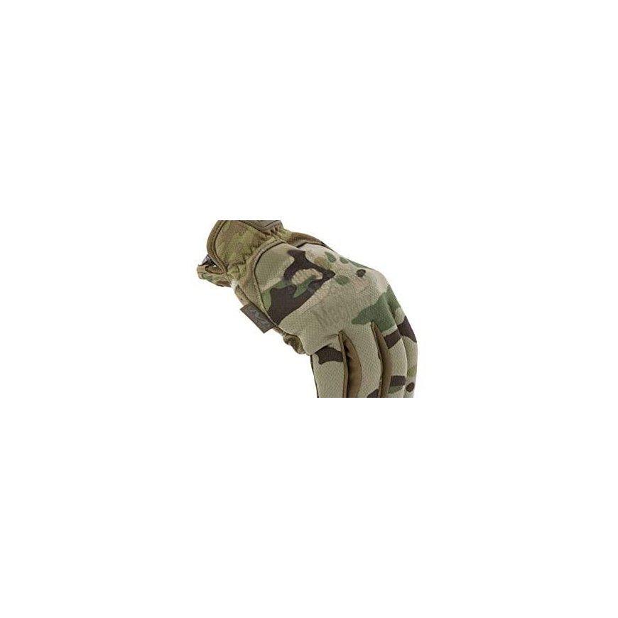 Mechanix Wear Gloves Mechanix FastFit® Multicam®, size 10/L. Ruched cuff, artificial leather, TrekDry®, touchscreen technology – 24