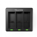 Telesin 3-slot charger for GoPro Hero 9 / Hero 10 (GP-BCG-902)