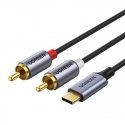 UGREEN CM451 Cable USB-C to 2x RCA (Cinch) 1.5m (black) UGREEN CM451 Cable USB-C to 2x RCA (Cinch) 1.5m (black)