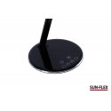 Desk lamp SUN-FLEX®QLITE™ with wireless integrated phone charger, black
