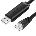 UGREEN CM204 USB - RJ45 Console Cable for Network Devices, 1.5m (black) UGREEN CM204 USB - RJ45 Console Cable for Network Devices, 1.5m (black)