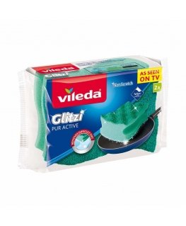 Vileda 4023103070240 очищающие салфетки Полиуретан Зеленый