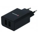 Swissten charger 2x USB-A 2.1 A (22054000)