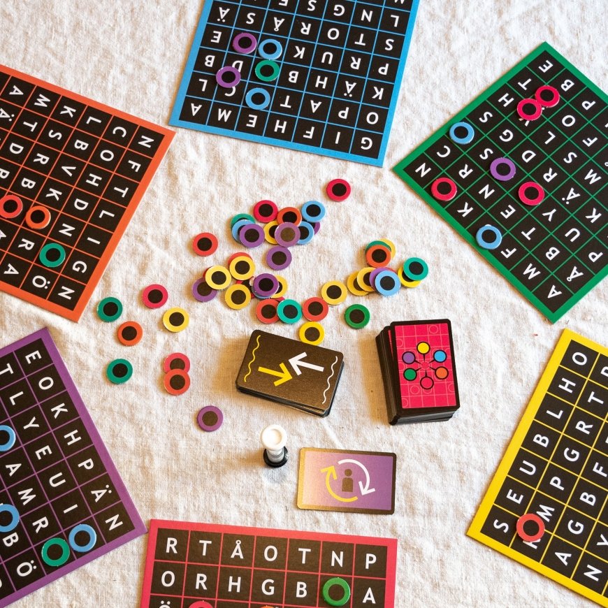 Tactic Board Game Word Bingo