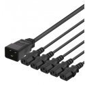 Deltaco DEL-113M power cable Black 1 m IEC C20 Deltaco DEL-113M power cable Black 1 m IEC C20