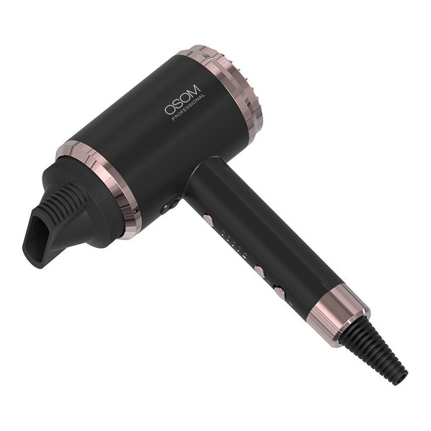 Osom Professional Plaukų džiovintuvas 1800W, juodas OSOM6800BLHD – 2