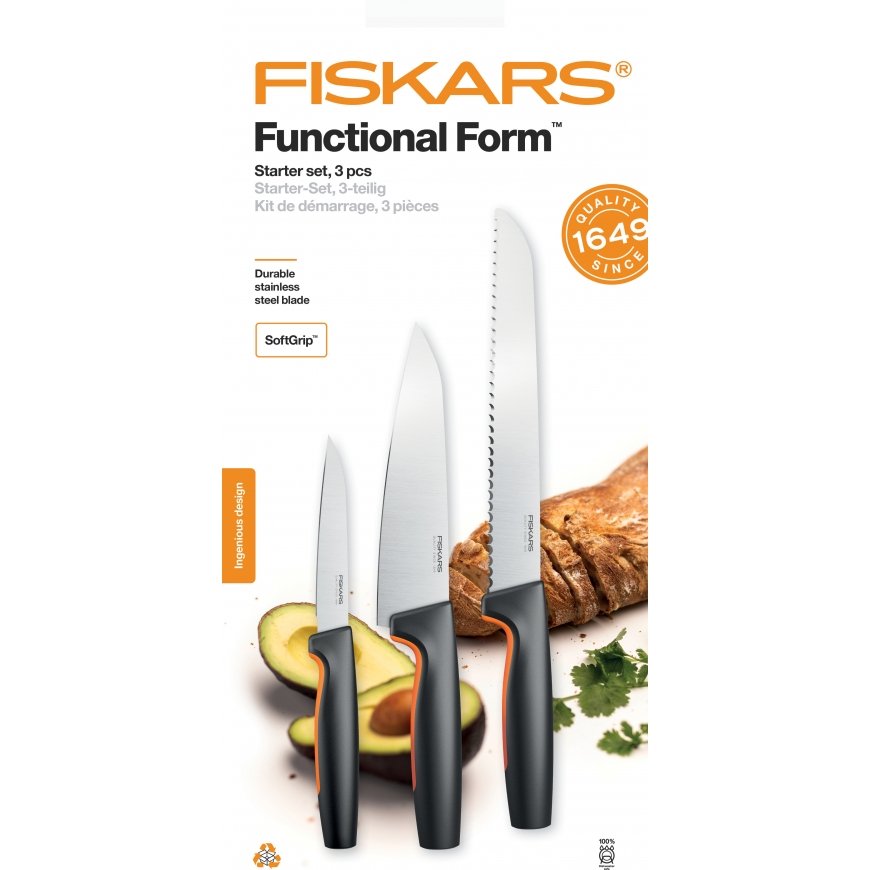 Fiskars Functional Form -veitsisetti, 3-osainen – 2