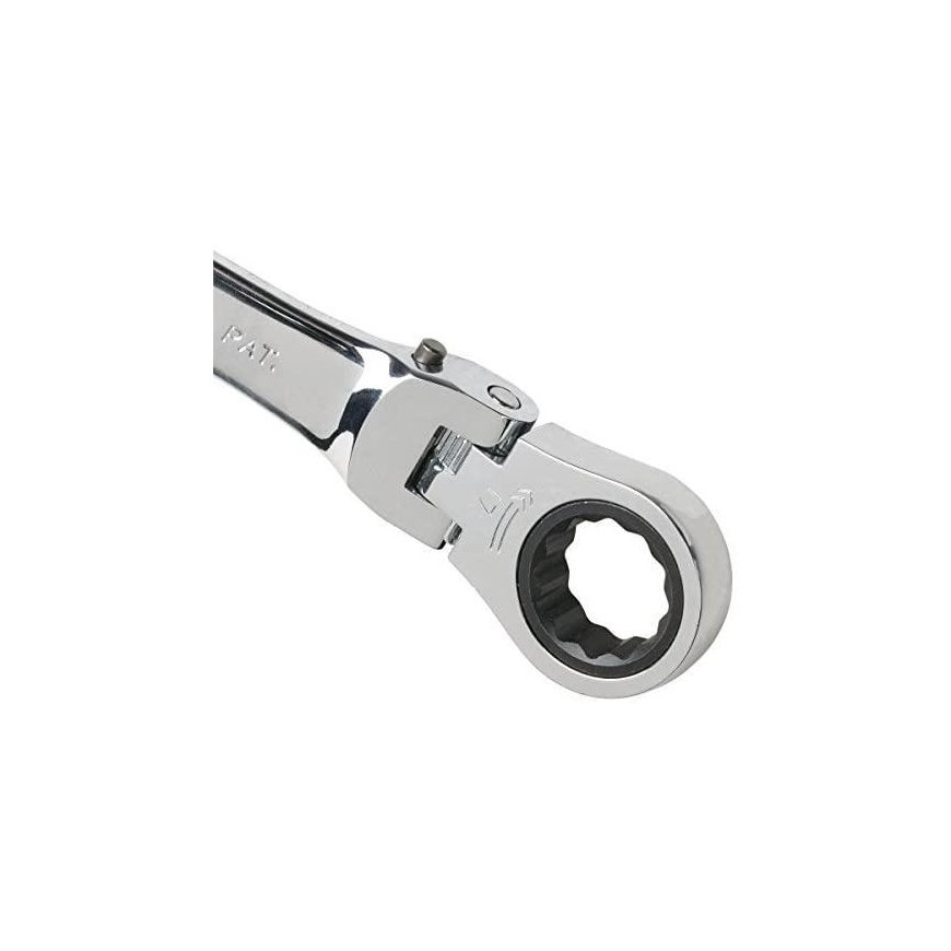 Bahco Kombinuotas terkšlinis reversinis raktas su lanksčia galva 13mm – 5