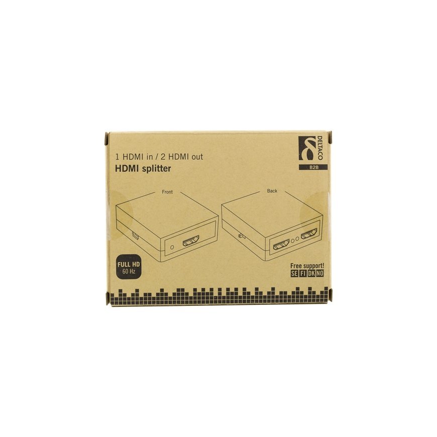 Deltaco HDMI-7050 vaizdo signalų daliklis 2x HDMI – 4