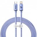 Baseus Crystal cable USB-C to Lightning, 20W, PD, 2m (violet) Baseus Crystal cable USB-C to Lightning, 20W, PD, 2m (violet)