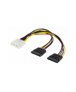Y-power cable DELTACO for two SATA SSD Hard Drives / 00200003