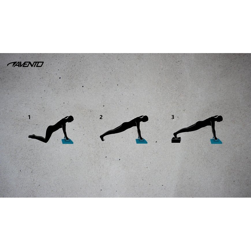Avento push-up board, foldable – 4