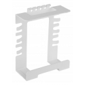 Table-mounted power strip organizer DELTACO OFFICE white / DELO-0202 Table-mounted power strip organizer DELTACO OFFICE white / DELO-0202