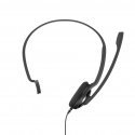 Sennheiser PC 7 USB austiņas Vadu galvas saite Biroja/zvanu centra USB tipa A melns
