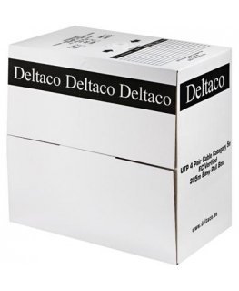 Deltaco UTP Cat5e võrgukaabel Valge 305 m