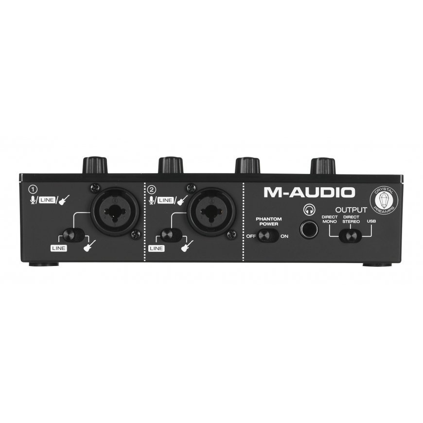 M-AUDIO M-Track DUO - USB-heli liidesed – 5