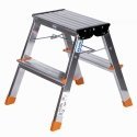 Krause Treppy Folding Step silver Krause Treppy Folding Step silver