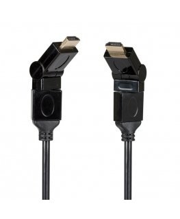 Libox LB0068 Hdmi 1.4 Cable 1.5m male/male with angle regulation 4K 340MHz 3D HDR ARC 10Gbps Black