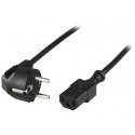 Deltaco DEL-111A power cable Black 10 m Deltaco DEL-111A power cable Black 10 m