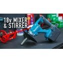 Makita DUT130Z Akumuliatorinė maišyklė 18V M12/M14 0-350/3000 r/min 2,5kg, Be akumuliatorių ir kroviklio! Makita DUT130Z Akumuliatorinė maišyklė 18V M12/M14 0-350/3000 r/min 2,5kg, Be akumuliatorių ir kroviklio!