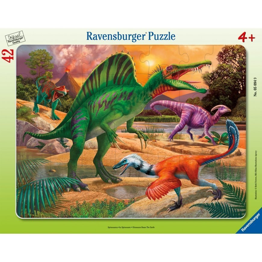 Ravensburger large tile puzzle 42 pcs Dinosaurus