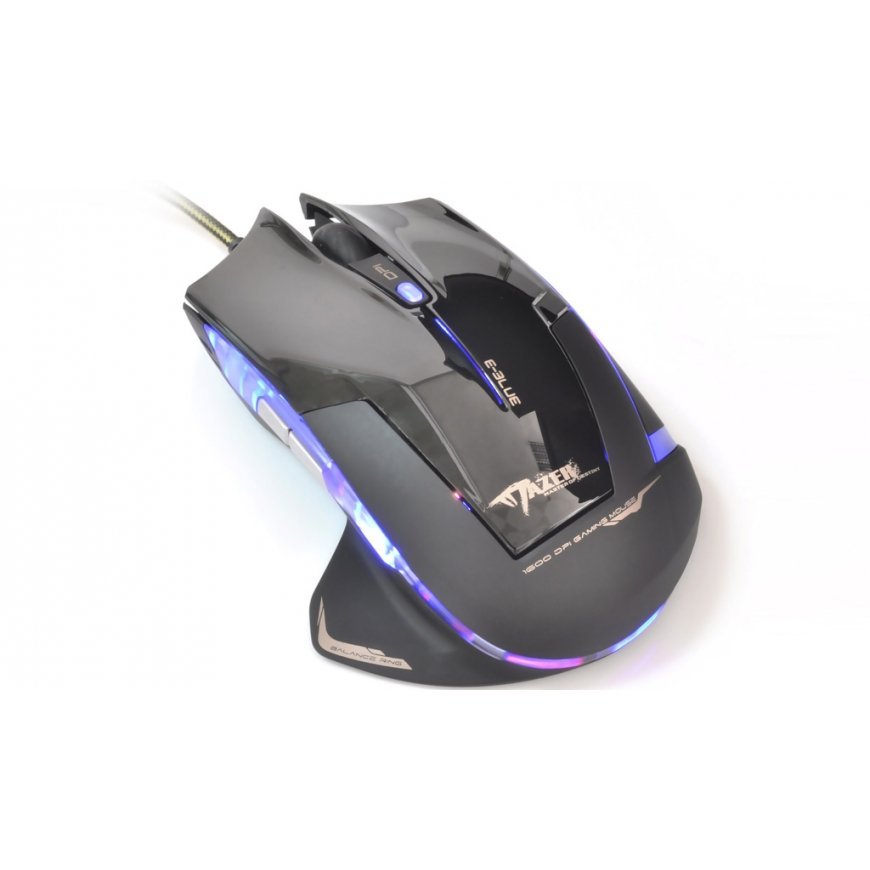 E-blue Mazer Type-R pele Labā roka USB Type-A Optisks 2400 DPI – 2